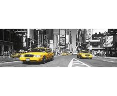 1art1 48301 Poster de Porte New York Times Square Taxi Jaune 158 x 53 cm
