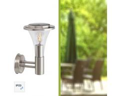 Brilliant 96181/82 Applique dExtérieure Acier Spécial/Plastique Métallique 21 x 30 cm