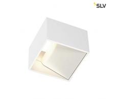 SLV Logs in Lampe murale, aluminium, blanc