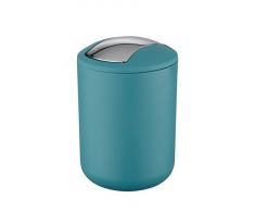 Wenko 21226100 Brasil Poubelle Taille S Pétrole 2 L Dimensions 14 x 14 x 21 cm