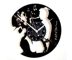 Instant Karma Clocks Horloge Murale en Vinyle Instant Karma IdÃ©e Cadeau Vintage Handmade Ballo Musica Concerto Jazz Silencieux