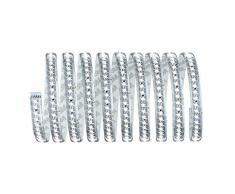 Paulmann 70669 Function MaxLED 1000 Kit de base LED bande 3m blanc, 6500K lumiÃ¨re du jour, 34W 230/24V 60VA, Argent, Plastique