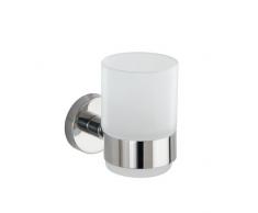 Wenko 20209100 Support Verre Ã Dents Uno Bosio Inox Brillant