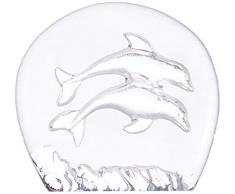 Crystaljulia 03434 Delphin Figurines en Cristal Plomb 24PercentPbo Transparent 2,5 cm
