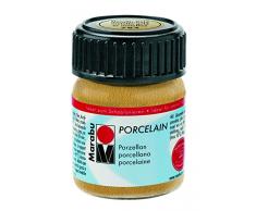 Marabu Peinture Spéciale Porcelaine Flacon 15 Ml Or Métallique