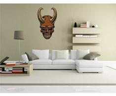 pinkelephant Autocollant Mural Tête de Mort 061 â Dégoûtantes Tête de Mort â Sticker Mural 70 x 113 cm