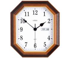 Pendule bois jour et date