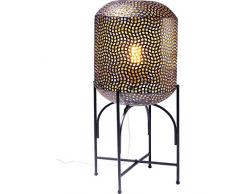 Kare Oasis Lampe sur pied en acier laqué Noir 69 cm