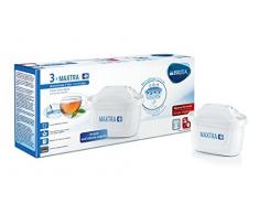BRITA, Cartouche filtrante pour Carafe, Maxtra+, Plastique/Charbon/résine 3 Filtri Blanc