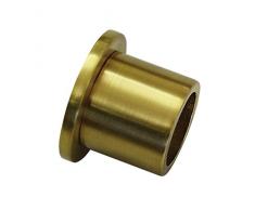 GARDINIA Support Mural pour Tringle à Rideau avec Diamètre de 20 mm, Matériel de Fixation Inclus, Montage Mural, Métal, Laiton Mat