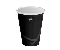 RÃSLE 13509 BBQ Verres Long Drink Sansibar émail, Noir/Blanc, 12.1 x 10 x 10 cm, 2 unités