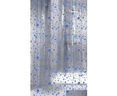 Kleine Wolke Bubble Rideau de Douche Bleu 180 x 200 cm