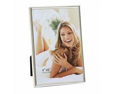 Deknudt Frames S58MS1 Cadre Photo Étroit en Métal Argent - 20 x 20 cm