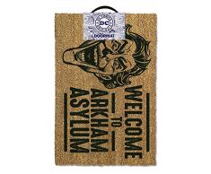 Batman The Joker Welcome to Arkham Asylum Door Mat Paillasson, Multicolore, 40 x 60 x 1,5 cm