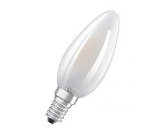 OSRAM Lot de 10 Ampoules LED | Culot E14 | Blanc chaud | 2700 K | 4 W Ã©quivalent 40 W | dÃ©polie | LED Retrofit | Forme flamme