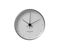 Georg Jensen Horloge Noir - 6Â xÂ 22Â xÂ 22Â cm, Plastique, Material : Precision Quartz Movement, Stainless Steel, Abs Plastic, 22 cm