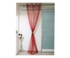 Soleil dOcre Voilage à oeillets CIRCLE Rouge 140x250 cm