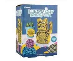 Paladone Tirelire en Forme de Chat Porte-Bonheur Chinois en cÃ©ramique DorÃ© 17 x 13 x 10 cm