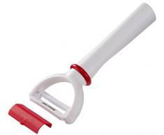 Tefal k15303 Ingenio Couteau en Céramique Blanc Économe Blanc