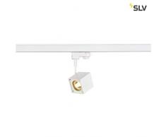 SLV 152321 Altra Dice Spot, Angulaire, Blanc, GU10, Max. 50 W, avec 3p.-Adapter, en Aluminium, Blanc,