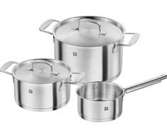Zwilling 66380-000-0 Base Batterie de Cuisine Acier Inoxydable Inox Mat 3 pièces