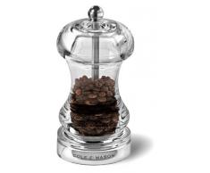 Cole & Mason CH14501P Capstan Précision Moulin à Poivre Acrylique Transparent 115 mm