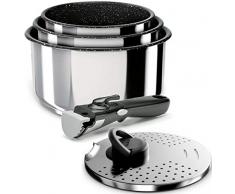 Backen 391505 Set de Casseroles - Inox - 5 Pièces - Tous Feux dont Induction