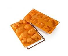 Silikomart - 26.116.88.0063 - Moule en Silicone multicavitÃ©s theme Halloween