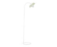 Tosel 95384 Lampadaire 1 LumiÃ¨re, Acier, E14, 40 W, Vert, 25 x 155 cm