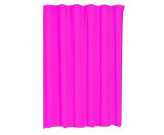 homeXpert 141288 Rideau de Douche Uni en Fuchsia, Polyester, 50x40x5 cm