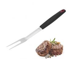 Westmark 15082280Â Fourchette pour Barbecue, Acier Inoxydable, Noir, Argent, 40,5Â x 3.1Â x 2,5Â cm