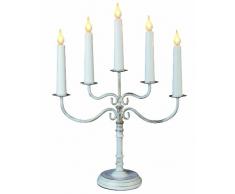 Star 188-05 chandelier Romantika, 5 lights matériel: métal, couleur: antique blanc ca. 51 x 38 cm boite coloré