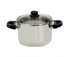 Elo 68220 Joyau Marmite avec couvercle Acier Inoxydable Argent 20 x 20 x 11,5 cm