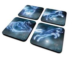 Wizarding World CSP0021 Dessous de Verre Set, Multicolore