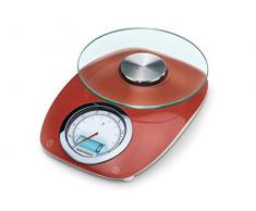 Soehnle 66229 Balance de cuisine Vintage Style, rouge