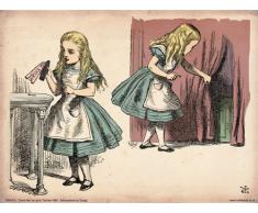 onthewall Alice au Pays des Merveilles Drink Me Vintage Art Print Poster 40Â x 30Â cm (PDP 075)
