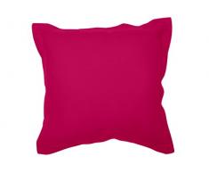 Soleil docre Housse de Coussin en Coton Panama Coton Rose 60 x 60 cm