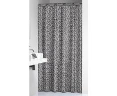 Sealskin Duschvorhang Knitted Grau Rideau de Douche, Tissu, Gris, 200 x 180 x 0,5 cm