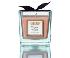 Collines de Provence 2210BPVEVA Bougie parfumÃ©e, Transparent, 7,5cmx7,5cmx8cm