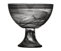 SeaGlassware et Blanc Bol sur Pied, Noir