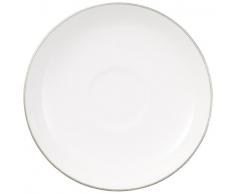 Villeroy & Boch Anmut Platinum N°1 Soucoupe tasse à expresso Bordure platine 12 cm