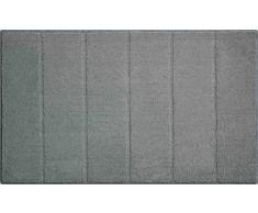 Grund Tapis de Bain Linea Due, 100% polyacrylique, Ultra Doux, antidérapant, certifié Ãko-TeÑ , Flash, LEVIO - Anthrazit, 70 x 120 cm