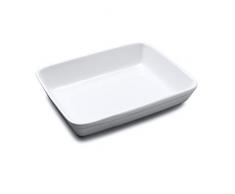 WM Bartleet & â¿Sons 1750 T401 Plat Ã lasagne traditionnel en porcelaine Blanc 31 x 24 cm