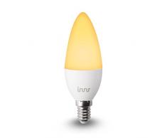 Innr E14 Ampoule LED connectée Blanc réglable, 2200K - 5000K (pilotable via smartphone, iOS / Android, compatible avec Hue*) RB 148T