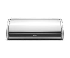 Brabantia 247248 Boite Ã Pain avec Couvercle Roulant Acier Mat