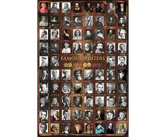 Empire Merchandising 602640 educircational-Famous bildungs Writers, Pression, Poster Grand Format 61 x 91.5 cm