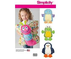 Simplicity S7781.OS Patron de Coussin Animaux