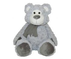 Enesco Peluches Kalidou Ours 40Â cm, Polyester, Gris, 31Â x 31Â x 40Â cm