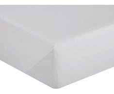 Lovely Casa D14820001 Alicia Drap Plat Coton Blanc 290 x 180 cm