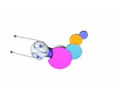 Philips Plafonnier Ruby Ceiling Lamp Mixed 1 x 14 W E27 230 V Multicolore